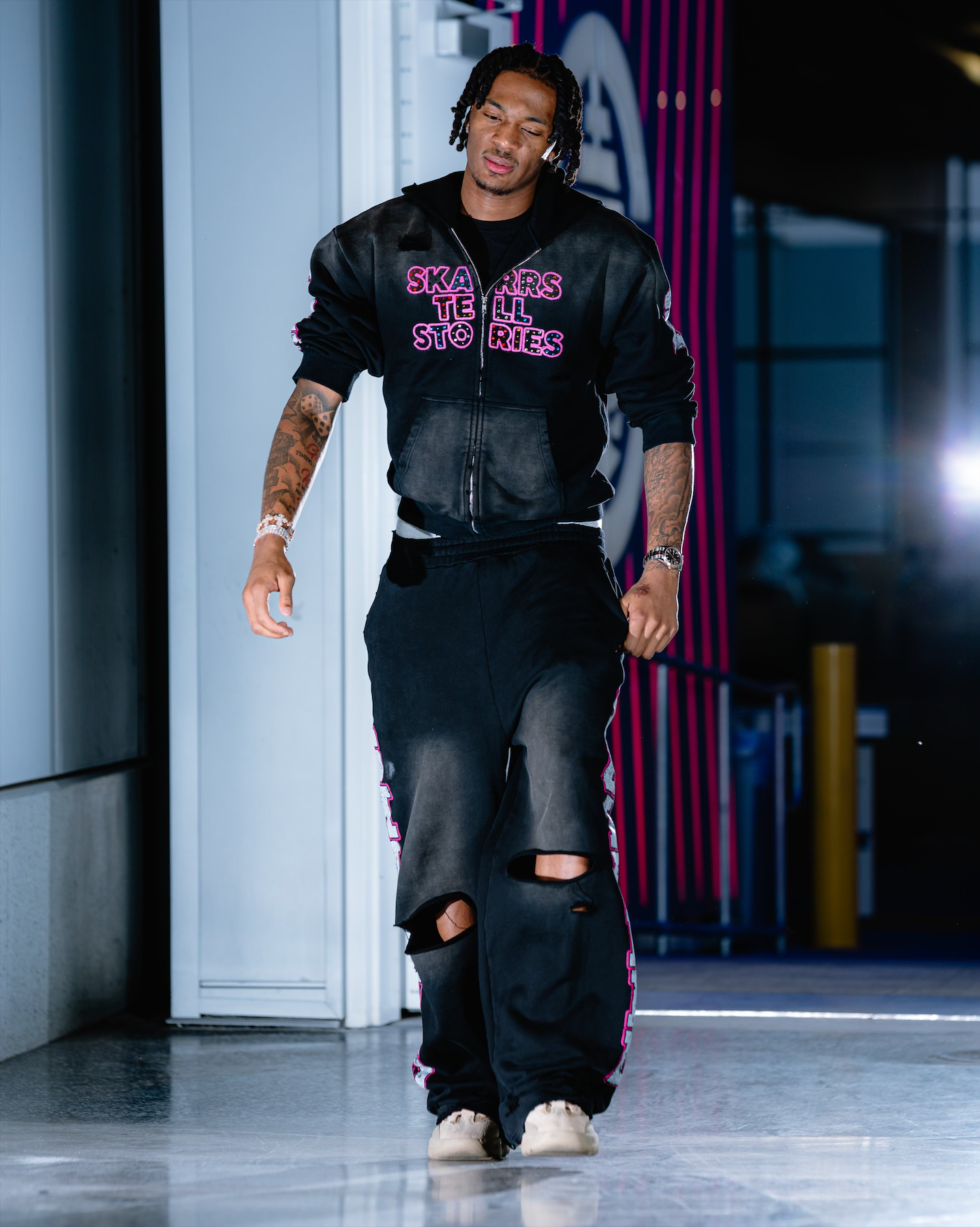 BLACK SKARRS TELL STORIES SWEATPANTS