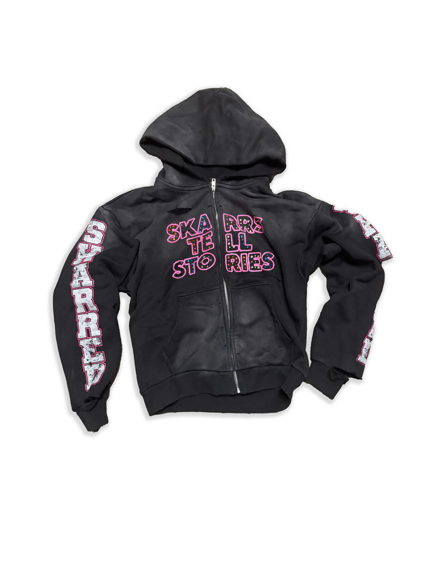 BLACK SKARRS TELL STORIES HOODIE